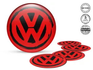 VW Dekor für Felgen Luxus Radplaketten